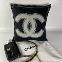 在飛比找Yahoo!奇摩拍賣優惠-【翰貝格名牌館】全新真品 CHANEL 雙面 大雙Ｃ 黑色 