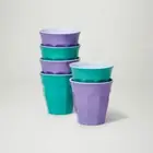 Barel Designs Classic "Majestic" Melamine Tumblers 200mL - Set of 6 Picnic Cups