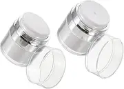 NULYLU Travel Size Lotion Pump Bottles Portable Dispensers Mini Skincare Containers Airless Cream Dispenser