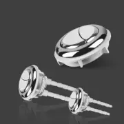 Toilet Switch Push Button ABS ABS&chrome-plated Cistern Easy Installation