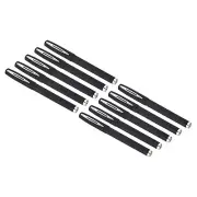 20Pcs 5.6" 0.5 mm Fine Point Black Ink Gel Pens Roller Ball Pen Black