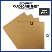 200 12 x 12 EcoSwift Chipboard Cardboard Craft Scrapbook Scrapbooking Sheets