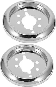 Toyvian 2Pcs Gas Stove Control Knob Base Smooth Operation Replacement for BBQ Grills Outdoor Cookers Stylish Gas Knob Plate for Effortless Compatibility