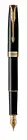 Parker Sonnet Fountain Pen Black Lacquer & Gold Broad Point New In Box 1931495