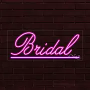 BRAND NEW "BRIDAL" w/underline 30x12X1 INCH LED FLEX INDOOR SIGN 30025