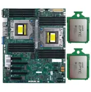 Supermicro H11DSI Motherboard Rev2.0 + 2x AMD EPYC 7K62 CPU Processor Combos