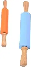 OFFSCH 2Pcs Rolling Pin Multiuse Dough Roller for Baking Pastry Pizza Noodles Kitchen Tool for Home Bakery Cake Shops