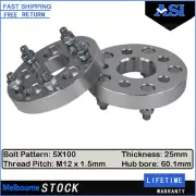 2PC 25mm Wheel Spacer 12x1.5 For Mazda 626/929 MX-6 RX-7 FC3S;Ford Probe 5Stud (for: Mazda)