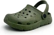 [Cubufly] Toddler Kids Garden Clog Slip On Slide Sandals Beach Water Shoes