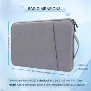 Case for 2023-2021 MacBook Pro 14� A2779 A2442 M2 M1 Max/Pro Chip Laptop Sleeve