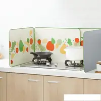 在飛比找樂天市場購物網優惠-TOYAL 日本創意廚房灶臺擋油板 隔油板炒菜防油濺擋板隔熱