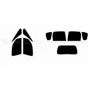 For Citroen C3 Picasso 2009+ Full Pre Cut Window Tint Kit Front & Rear Film Film
