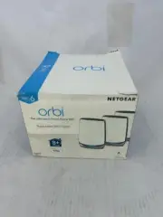 See Pics first NETGEAR Orbi RBK853 Tri-Band Mesh Wi-Fi 6 System (Set of 3)