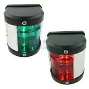 One Pair Marine Boat Green Starboard /Red Port Side LED Navigation Light 12V0.5W