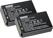 MINSHI EN-EL20 Replacement Battery (2 Pack) Compatible with Nikon COOLPIX P950 【7.4V 1600mAh】 High Performance Compatible Camera Battery 2023ZZ