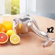 2x Heavy Duty Manual Fruit Juicer Press Lemon Squeezer Premium Extractor Hand
