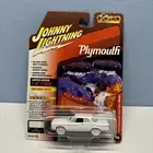 JOHNNY LIGHTNING 1962 PLYMOUTH SAVOY MAX WHITE LIGHTNING CHASE NEW ON CARD