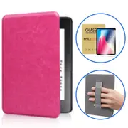 StylePro, combo, Kindle Handstrap case + screen protector, cover for Kindle Basic, Rose