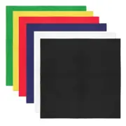 Jordefano Wholesale Lot of 60 Cotton Solid Bandanas in Bulk