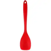 Kitchenbasics Non-Stick, Heat-Resistant, Red Silicone Spoon Spatula
