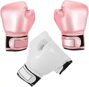 WOONEKY 2 Pairs Boxing Gloves Pearlescent Solid Color Mitts for Training Sparring Punching Bag Activities Sparring Gloves for Boys for Beginners