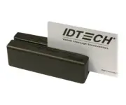 ID Tech MINIMAG 2,USB (KYBD EMUL),3TRK MSR, BLACK,CABLE EXITING BOTTOM