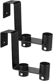 Pool Fence Hook, Heavy Duty Floating Metal Brackets, Pool Equipment Hooks, Holder for Pool, Patio Lawn Garden Supplies, 4.6x4.8 Inches, for Garden Tool