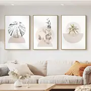 Abstract Minimalist Boho 3 sets Poster Wall Art