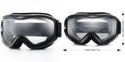 Juli Ski Goggles,Winter Snow Sports Snowboard Black Frame Clear(VLT 83%) Lens