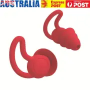 Silicone Ear Plugs Sound Insulation Anti Noise Sleeping Earplugs (Red)