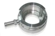 AEROFLOW AF64-0042 WELD-ON BILLET RADIATOR NECK 42mm ID RAW FINISH