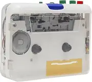 Labymos TON010S Portable Cassette to MP3 Player Mini USB Tape Player MP3 Converter with 3.5mm AUX Input Software CD Cassette Capture o Music Player Compatible with PC Laptop