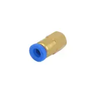 1/4" Tube 1/8BSP Female Thread 2 Ways Air Line Hose Quick Coupler Fitting