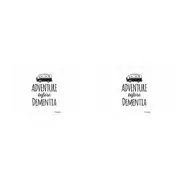 2x Annabel Trends Cotton Tea Towel Adventure B4 Dementia Dish Cloth 50x70cm