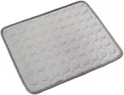 Piashow Cooling Mat for Dogs, Self-Cooling Dog Mat, Bed Cooling Blanket, Cooling Pad, Dog Mat, Extra Large, Non-Slip Pet Cooling Mat, Cooling Blanket for Dogs, Cats, Rabbits, XL - 70 x 100 cm, Grey
