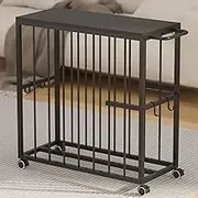Large Canvas Rack Art Storage, Art Storage Rack with Supply Storage, Rolling Art Drying Rack, Adjustable Art Print Display Rack for Framed Art,Canvas Board,Panel,Drawing Board,Art Shows,Vendors Black