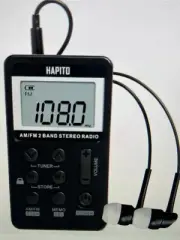 Chargeable Pocket AM FM Radio Portable Digital Tuning Walkman Radio