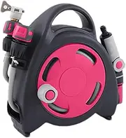 Retractable Garden Hose Reel - Automatic Rewind, Portable Water Hose for Watering 38FT - Auto Rewind