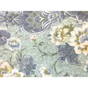 NEW! ~ COZY COTTAGE CHIC BLUE AQUA GREEN WHITE TROPICAL BEACH LEAF QUILT SET