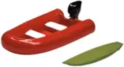 KiBcsLic 1/64 Scale Miniature Scenes, Resin Figure, Model, Collectibles, Beach Decoration, Decorative Landscape, Minifigure, Small Model, Inflatable Boat