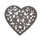 Metal Hot Pot Pad Heavy Duty Cast Iron Trivet for Countertop Dinning Table