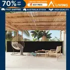 Patio Retractable Side Awning 117x600 cm Black Outdoor Privacy Screen Shad 17946