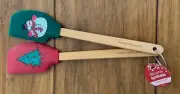 NORDIC WARE Set of 2 NEW "Christmas" Silicone Spatulas