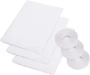 Mosquito Fly Screen Nets For Window 3 Pack, Upgrade Window Insect Screen Mesh Net 1.3m x 1.5m Diy Bug Bee Anti Mosquito Protector Kit, With 3 Rolls Self-Adhesive Tapes(10mm Wide), White