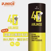 在飛比找蝦皮商城優惠-【JNICE久奈司】羽毛球 AJ-40 鵝毛 比賽級 羽毛球