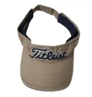 NEW TITLEIST Men's PRO-V1/FJ Low Profile Adjustable Golf Visor/Cap-Khaki/Navy