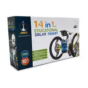 Johnco 14-in-1 Educational Solar Powered Robot DIY Build Kids Learning Toy 10y+