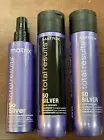 Matrix So Silver Trio 3pc Set (Shampoo/Conditioner/Leave In) limited -BF