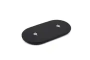 Cleanskin 10W Wireless Charge Dual Pad - With Qi Certification - Black