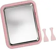 Fonowx Ice Cream Maker Household Ice Cream Pan for Parent Child Engagement with Frozen Yogurt Rolls Tray, Pink